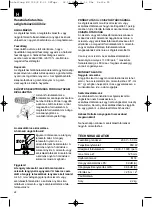 Preview for 22 page of Faust WS 125/8 E-01 Operating Instructions Manual