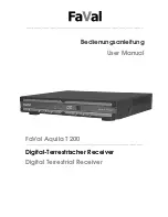 Preview for 1 page of FaVal Aquila T 200 User Manual