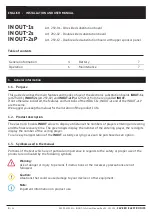 Preview for 4 page of Favero Electronics 292-01 Installation And User Manual