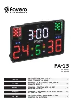 Favero Electronics 938-02 Installation, Usage And Maintenance Manual предпросмотр