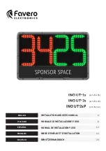 Favero Electronics INOUT-1s Installation And User Manual preview