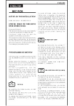 Preview for 8 page of Favero BOX-16B Manual