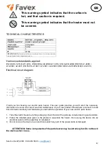 Preview for 12 page of favex 8522095 User Manual