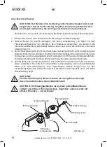 Preview for 14 page of favex profi Assembly And Usage Instructions