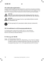 Preview for 16 page of favex profi Assembly And Usage Instructions