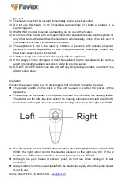 Предварительный просмотр 8 страницы favex ZHQ2096-S Manual