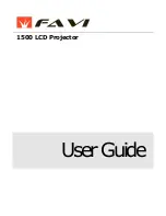 FAVI 1500 User Manual preview