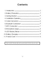 Preview for 2 page of FAVI BOOM02-SM User Manual