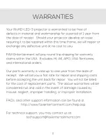 Preview for 4 page of FAVI Entertainment RioHD-LED-3 User Manual