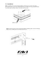 Preview for 4 page of FAVI FAVI Fixed Frame Projection Screen User Manual