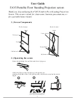 FAVI FAVI Portable Floor Standing Projection... User Manual preview