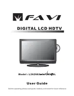 Preview for 1 page of FAVI L2626EA-V User Manual