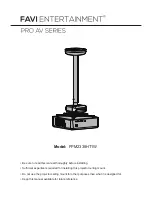 Preview for 1 page of FAVI Pro AV Series User Manual