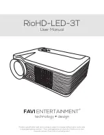 FAVI RioHD-LED-3T User Manual preview