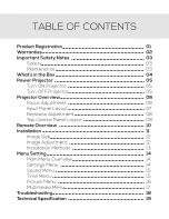 Preview for 2 page of FAVI RioHD-LED-3T User Manual