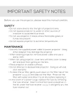 Preview for 5 page of FAVI RioHD-LED-3T User Manual