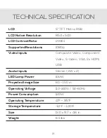 Предварительный просмотр 21 страницы FAVI RioHD-LED-3T User Manual