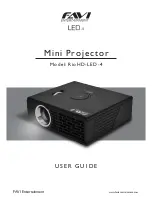 FAVI RioHD-LED-4 User Manual preview