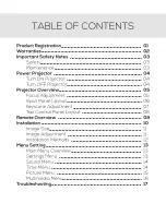 Preview for 2 page of FAVI RioHD-LED-G3 User Manual