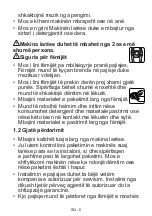 Preview for 117 page of FAVORIT L-7101 User Manual