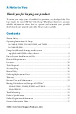 Preview for 2 page of Fawssit B5000 Bariatric User & Care Manual