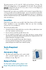 Preview for 12 page of Fawssit B5000 Bariatric User & Care Manual