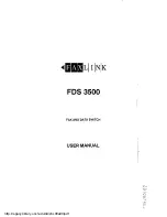 Предварительный просмотр 1 страницы FAXLINK FDS 3500 User Manual