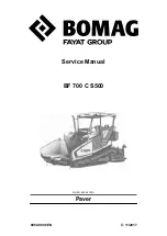 Preview for 1 page of Fayat Group BOMAG BF 700 C S500 Service Manual