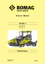 Preview for 1 page of Fayat Group BOMAG BF 800-P Series Service Manual