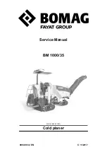 Fayat Group BOMAG BM 1000/35 Service Manual preview