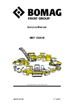 Fayat Group BOMAG BMF 2500 M Service Manual preview