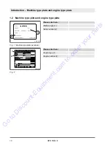 Preview for 10 page of Fayat Group BOMAG BRP 35/60 D Operating Instruction,  Maintenance Instruction