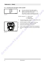 Preview for 72 page of Fayat Group BOMAG BRP 35/60 D Operating Instruction,  Maintenance Instruction