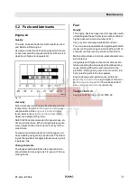 Preview for 33 page of Fayat Group BOMAG BT 60/4 Operating Instructions, Maintenance Instructions