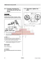 Preview for 42 page of Fayat Group BOMAG BT 60/4 Operating Instructions, Maintenance Instructions