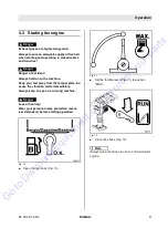 Preview for 20 page of Fayat Group BOMAG BT 60/4 Operating Instructions Manual