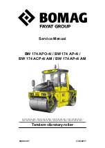 Preview for 1 page of Fayat Group BOMAG BW 174 APO-4i Service Manual