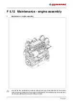 Preview for 275 page of Fayat Group DYNAPAC F1250CS Operation & Maintenance Manual