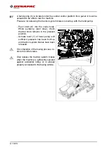 Preview for 90 page of Fayat Group DYNAPAC SC2500WS Operating Instructions Manual