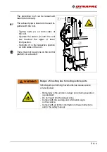 Preview for 247 page of Fayat Group DYNAPAC SC2500WS Operating Instructions Manual