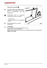 Preview for 262 page of Fayat Group DYNAPAC SC2500WS Operating Instructions Manual