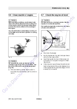 Предварительный просмотр 37 страницы Fayat Bomag BPR 25/40 Operating Instructions, Maintenance Instructions