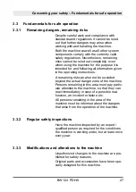 Preview for 27 page of Fayat BOMAG BW 124 PDH-5 Operating Instruction,  Maintenance Instruction