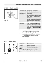 Preview for 77 page of Fayat BOMAG BW 124 PDH-5 Operating Instruction,  Maintenance Instruction