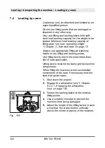 Preview for 124 page of Fayat BOMAG BW 124 PDH-5 Operating Instruction,  Maintenance Instruction