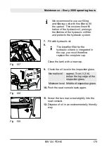 Preview for 179 page of Fayat BOMAG BW 124 PDH-5 Operating Instruction,  Maintenance Instruction