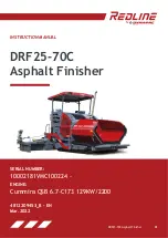 Fayat Dynapac Redline DRF25-70C Instruction Manual предпросмотр