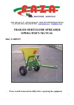 Faza GARDEN Operator'S Manual preview