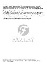 Preview for 16 page of FAZLEY 9000-0046-1189 User Manual