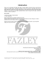 Preview for 2 page of FAZLEY Kubo Bass 10 User Manual